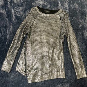 Retro Silver Sweater